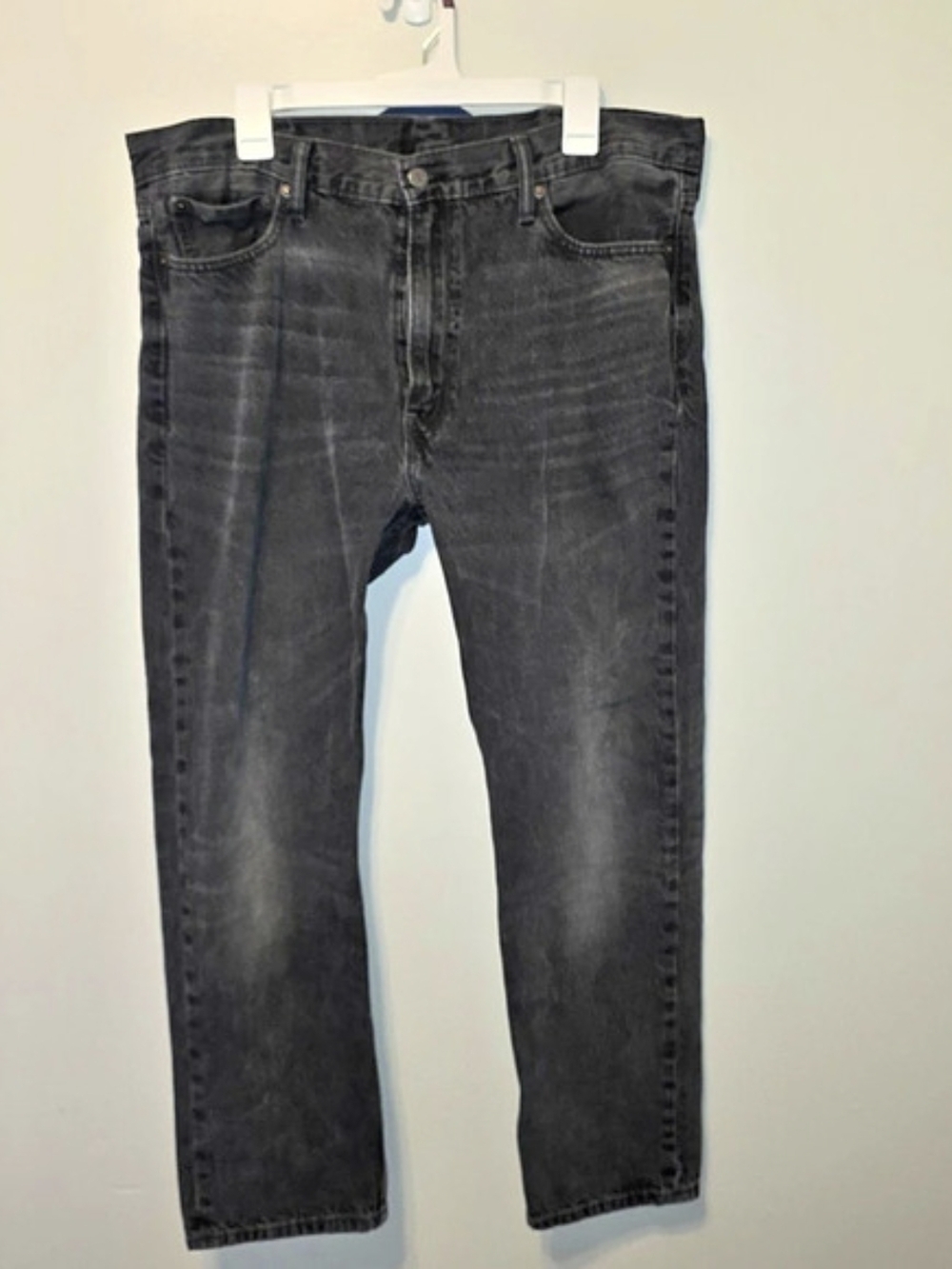 Levi's 513 Slim Straight Jeans Waist 38 Black